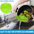 Adjustable Silicone Strainer for Pots, Pans & Bowls, Heat-Resistant by Zulay Kitchen