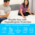 Handy Laundry Waterproof Mattress Protector Breathable, Machine-Washable Mattress Cover Perfect for Kids, Adults
