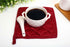 Pot Holders 100% Cotton (Pack of 10) - 8" x 8" Square, Solid Red Color, Everyday Quality Kitchen Cooking