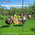 (1 Pack) Hanging Chicken Feeder, Foldable Chicken Vegetable Fruits Feeder, Poultry Feeding Holder Basket with Hanging