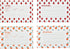 C.R. Gibson Fruit Double-Sided Recipe Card Set, 4" W x 6" L, Multicolor
