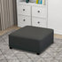 PureFit Super Stretch Form Fit Square Ottoman Cover Rectangle - Ottoman Slipcovers for Foot Stool & Folding Storage