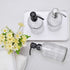 Glass Soap Dispensers for Kitchen and Bathroom - 16oz Heavy Glass Bottle with Stainless Steel Brushed Nickel Pump