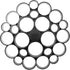 Kuhn Rikon Rotating Honeycomb Utensil Caddy, Black Color