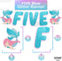 KatchOn Shiny Mermaid 5th Birthday Decorations - Pack of 9, Mermaid Balloons, Banners, Party Decorations