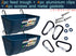 2 Pack, 5.5 Chicken Feeder Waterer, Goat Feeder - Quart, for Goats Chickens Duck Sheeple Dogs Piglets Deers Gooses