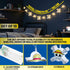 3D 5.4 10 2 Get Trend One Piece LED String Lights, ft, Pcs White Fairy Lights Battery Operated, Lighting Modes, Straw