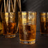 170 ml 6 oz Set 6 Moroccan Glasses Artisan Hand-Made Multipurpose Tea, Coffee and Wine Moroccan, Hot & Cold Tumbler