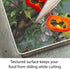 CounterArt Beautiful Songbirds Decorative 3mm Tempered Glass Cutting Board, 10” x 8”, Dishwasher Safe, USA Made