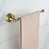 Antique Bronze Brass Hand Towel Bar, Rustproof Wall Mounted Towel Rack Hanger with Pattern Carving Design