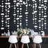 52Ft Valentines Day Party Decorations - White Heart Garland and Love Heart Hanging Paper Streamer Banner