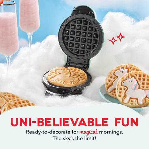 Multi Maker Mini Maker System, 2pc Plate Pack - Unicorn & Dinosaur
