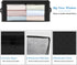 HomeHacks 4-Pack Clothes Organizer Storage Bags - Foldable Box with Clear Window and Sturdy Handles for Closet, 35L,