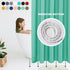 Biscaynebay Quality Fabric Shower Curtain Liners, 72 Inch Teal Water Resistant Bathroom Curtains