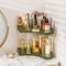 shuang qing Upgraded 2-Tier Corner Bathroom Countertop Organizer Spacious Storage for Makeup,