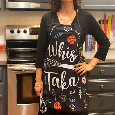 Whisk Taker Funny Kitchen Cooking Baking Graphic Novelty Oven Mitt - Cool Food Novelty Cookware