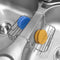 BuleVina Stainless Steel Sponge Holder for Kitchen Sink - Never Rust Hanging Saddle