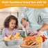 Bread Box for Kitchen Countertop with Cutting Board Lid, Bamboo Fiber Bread Container Holder, Keep Fresh I14.4x8.3x4.7