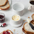 Counter, Now Designs French-Style Stoneware Butter Crock for The Matte White