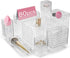 Drawer Organizers Set of 80, Clear Plastic Storage Bins in 4 Sizes for Kitchen, Bathroom, Office, Dresser, Jewelry,