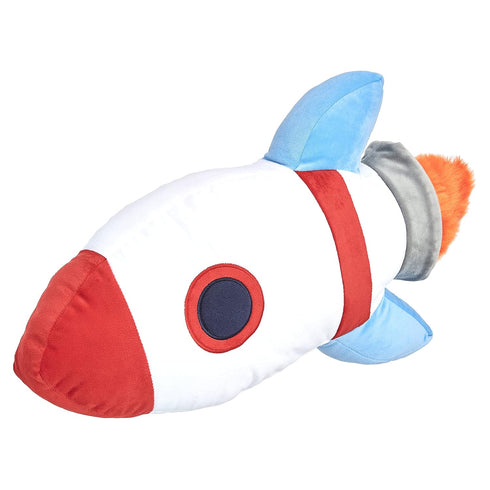 16.5" 4", Amazon Basics Kids Space Rockets Decorative Pillow, Ultra-Soft Bedroom Dcor, Spaceship Theme, x Polyester