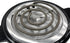 Elite Gourmet ESB-300X Single Countertop Coiled Burner, 1000 Watts Electric Hot Plate, Black, Easy to Clean