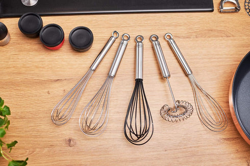 Roesle USA Kitchen Collection, Stainless Steel Balloon Egg Whisk, 10.6", Stainless