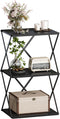3-Tier End Table Small Side Table Tall Bedside Night Stand with Storage