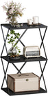 3-Tier End Table Small Side Table Tall Bedside Night Stand with Storage