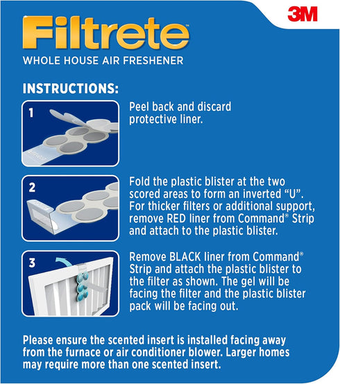Filtrete Whole House Air Freshener for AC Furnace Air Filter, Cranberry Pomegranate Scent