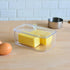 Clear Plastic Butter Dish with Lid - Reusable Butter Keeper