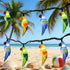 Multicolor Parrot String Lights, 8.5Ft Parrot Camping Outdoor Party Lights with 10