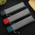 DEVICO 4-Piece Travel Utensils Set, 18/8 Stainless Steel Portable Reusable Camping Silverware with Case (Dark Green)