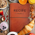 Leather Recipe Book: Index Pages & Templates Made in USA, Perfect Recipe Note Book to Organize Recipes