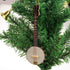 Dselvgvu (5.51" Wooden String Miniature Banjo Hanging Ornament Mini Musical Instrument Replica Holiday Tree Home