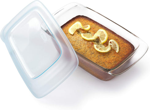 OXO Good Grips Borosilicate Glass Loaf Pan with Lid - Durable & Versatile