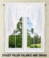 Ellis Curtain Stacey Sheer Balloon Valance, 60" x 15", White