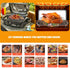 Woodfire Grill Accessories - Stainless Steel Stand for Ninja OG701 OG751 Woodfire Grill & Smoker