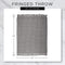 DII Diamond Throw Collection, Woven Cotton, 50x60, Mineral Gray
