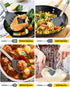 Pack of 4 Silicone Cooking Utensils Set, Non Stick Gray Spatulas, Heat Resistant Kitchen Turners for Frying