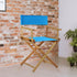 Casual Home Director Chair Canvas, 18.5"W x 16"D, Turquoise