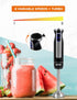 COMMERCIAL CHEF Immersion Blender, Multi-Purpose Hand Blender with Stainless Steel Blade, Handheld Mixer with 8 Speed