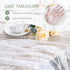 SoarDream White Lace Tablecloth, 60x120 Inches Rectangular Wedding Tablecloth Classic Vintage Lace Fabric
