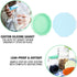 Masontops Tough Tops - Ball Wide Mouth Mason Jar Lids, Plastic Leakproof, Multi Colored Reusable Canning Lids
