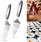 2 Pieces Stainless Steel Pie Server Set, Cake Cutter Serrated Spatula for Cutting and Serving Desserts, Brownies