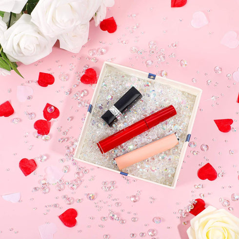 Hicarer 7000 Pieces Diamond Decorations, Bling Bling Acrylic Gem Table Scatter Crystals for Wedding Birthday Party