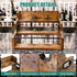 3 Countertop KLM Liquor Bottle Display Shelf, Coffee Syrup Rack Organizer, Step Liquor Wine Rack, mini bar,liquor