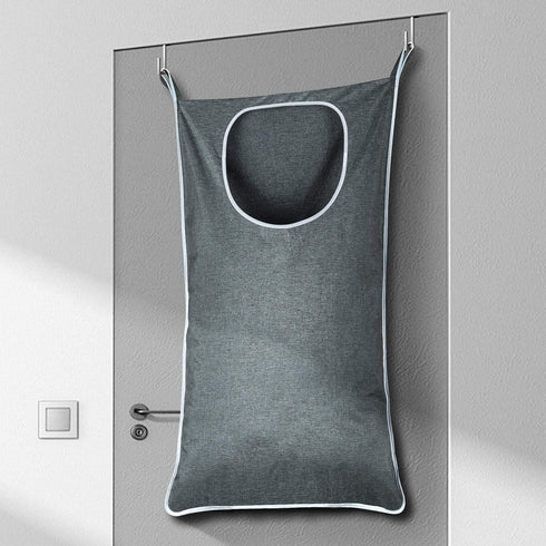 XL Hanging Laundry Bags, Over Door Wash Bags for Dirty Clothes, Space Saving Portable Toy Storage Bag (35x22 Inch)