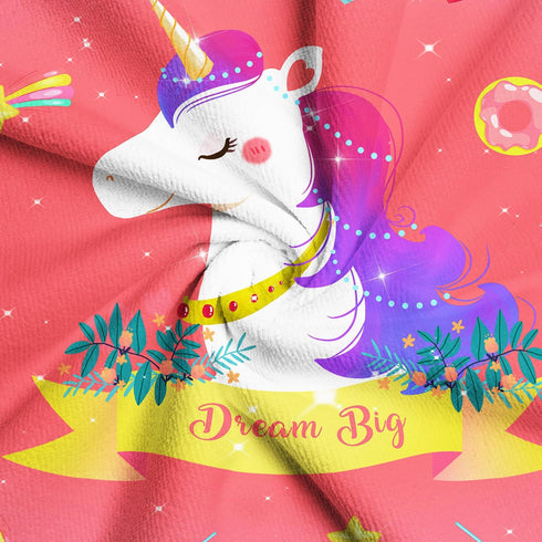 Swimming 7-10 35 60 Unicorn Beach Towel Red Polyester Camping Towels for Girls Kids Beach Blanket Pool Travel Bath