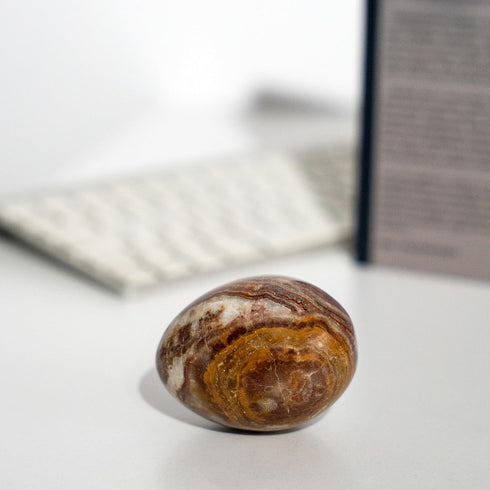 Marble Easter Egg Office or Room Decorations, Spring Table Centerpiece, Unique Gift Idea for Housewarming, Perfect